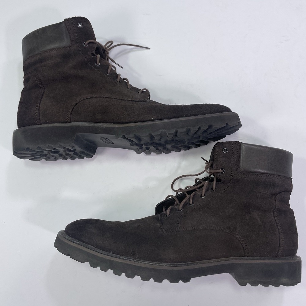 To Boot New York Boots Men's 12 Combat Adam Derrick Major Brown Suede